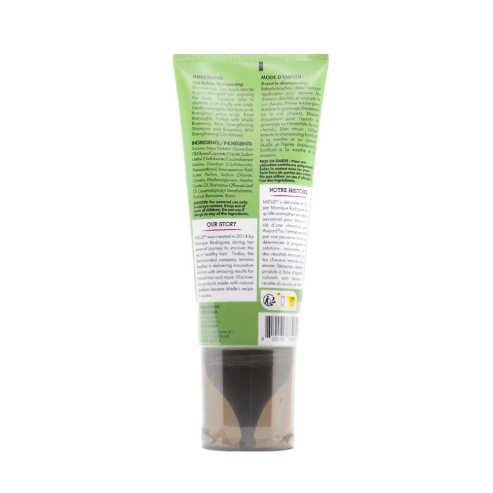 2-Mielle-Exfoliante-Purificante-Cuero-Cabelludo-Romero-y-Menta-170g-back.webp Mielle Organics Rosemary Mint Clarifying Sugar Scalp Scrub 170g - Imagen 2